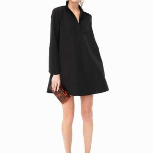 Bondi Born Tuckernuck Black Organic Cotton & Silk Dress